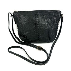 Day &‎ Mood Eve Crossbody Bag Black Leather Handbag Purse Anthropologie